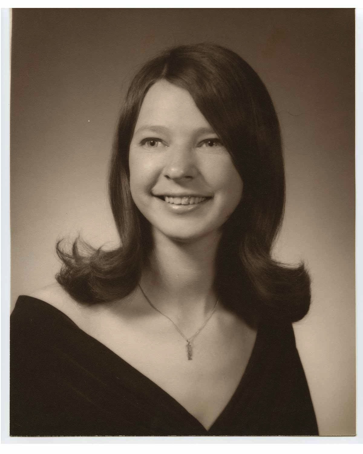 High school graduation image, 1960's