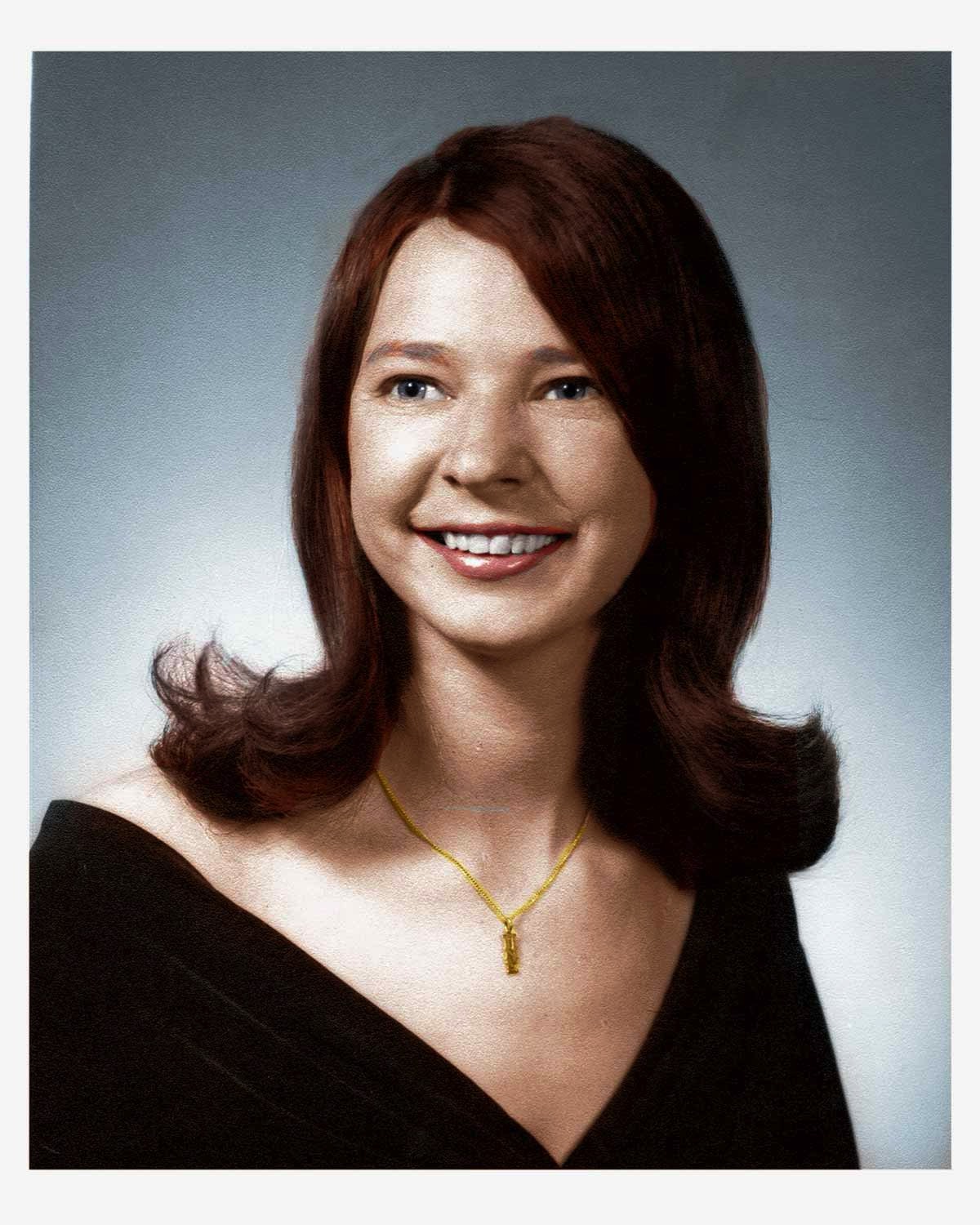 High school graduation image, colored