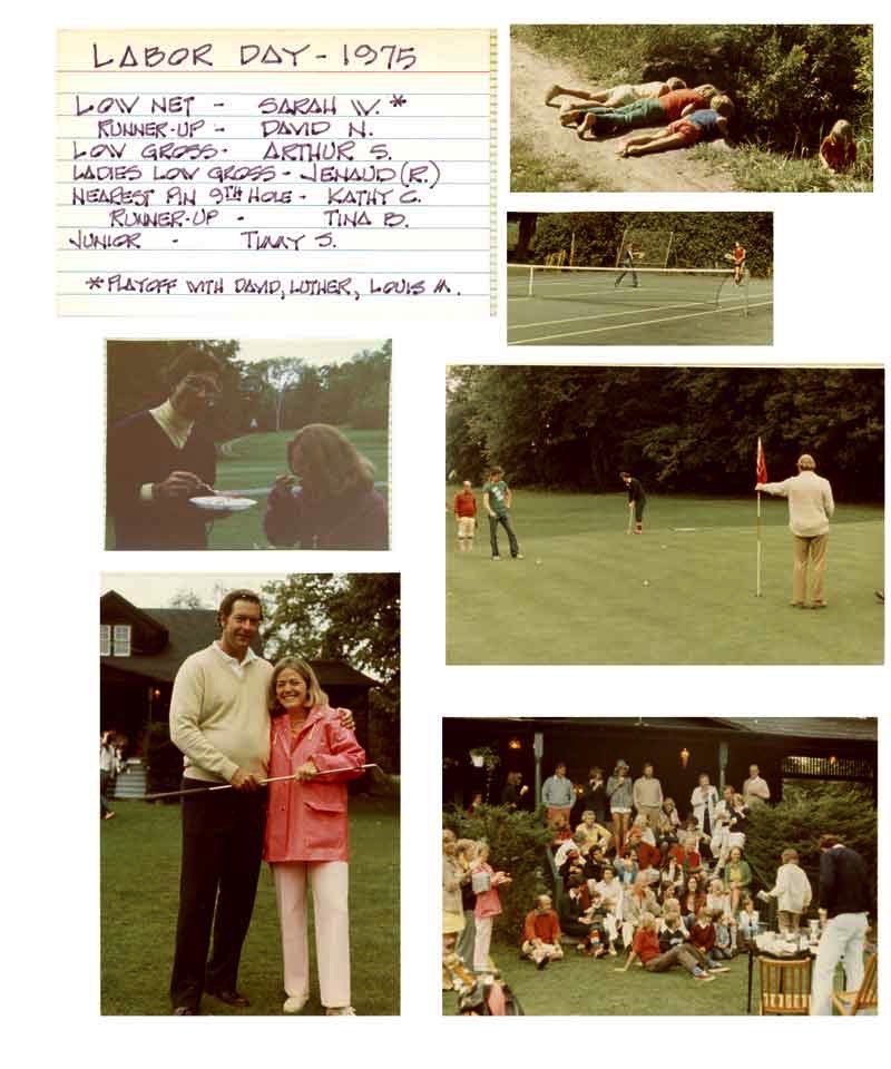 Scanned Family Photo Album with embedded notes